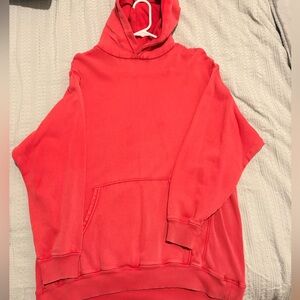 Aerie Vibrant Red Hoodie Sweater